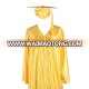 2018 Hot Sale Graduation Cap Gown Set for Adult - Shiny Gold