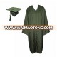 Wholesale Graduation Matte Cap and Gown for High School-Forest Green