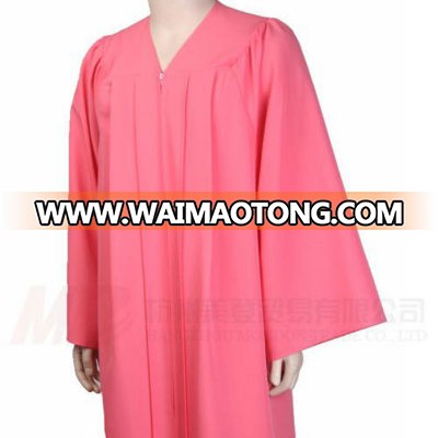 USA College Economy Bachelor Graduation Gown Pink