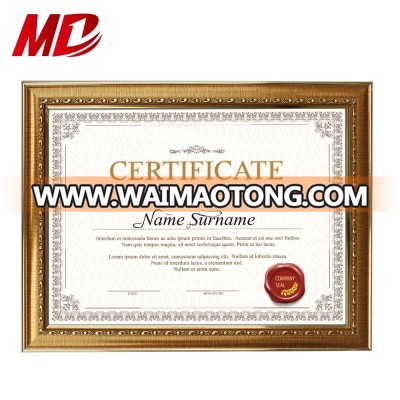 Factory Direct Custom Size Graduation Diploma Certificate Photo Frame Wood