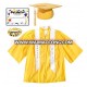 graduation robes Graduation gowns children hats