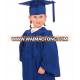 Matte fabric Disposable Children's Graduation costume